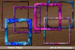Galaxy Brushed Grunge Edges and Frame Masks Product Image 1