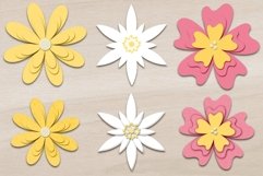 More Layered Flowers Templates for Scrapbooking and Crafts Product Image 2