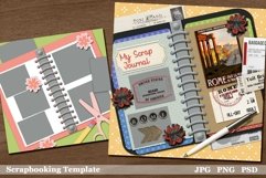 Planner Geek Desktop Digital Scrapbooking Template Product Image 1