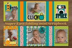 Snap Mini Folding Scrapbook Album and or Card Product Image 1