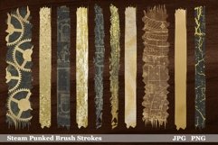 10 Steam Punked Digital Brush Strokes Product Image 1