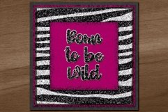Wild Side Glitter Edge Solid Textured Scrapbook Paper Product Image 3