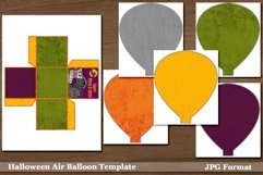 Fun Air Balloon Paper Template Project for Halloween Product Image 2
