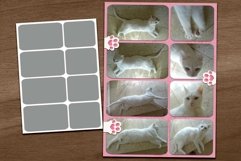 4 8x11 Inch Multiple Photo Scrapbooking Templates Product Image 3