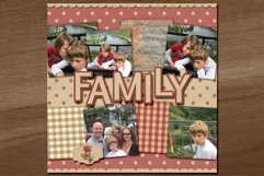 Caterpillar Template 3 Scrapbooking Page Layout Large Title Product Image 3