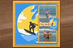 Summer Textured Solid Digital Card Stock Scrapbook Paper Product Image 2