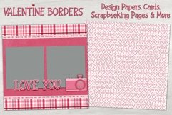 Romantic and Fun Valentine Borders Product Image 2
