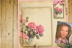 Vintage Florals 2 Note Cards for Junk Journals Product Image 2