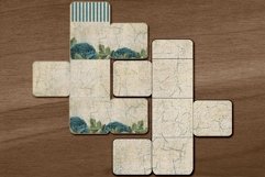 Quick and Easy Printable Vintage Folding Mini Scrapbook Product Image 2