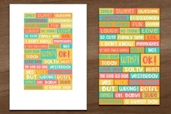 Everyday Word Bits for Scrapbook Pages Planners and Crafts Product Image 2
