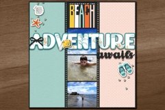 Another Adventure Large Title Filmstrip Digital Template Product Image 2