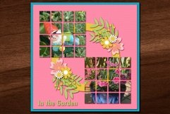 Cut Up 3 Digital Scrapbooking Page Layout Template Product Image 2