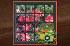 Cut Up 4 Digital Scrapbooking Page Layout Template Product Image 2
