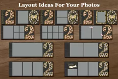 Class of 2022 Graduation Grad Girl Scrapbook Album Printable Product Image 3
