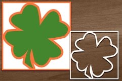 Lucky Clover Scrapbook Cuttable and Template Product Image 2