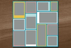 Year In Review 2 Collage Digital Scrapbooking Template Product Image 3