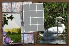 4 8x11 Inch Multiple Photo Scrapbooking Templates Product Image 1