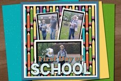 12 Design Scrapbooking Papers from the School Collection Product Image 2
