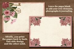 Printable Vintage Junk Journal Antique Floral Pages Product Image 3