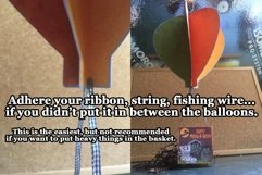 Fun Air Balloon Paper Template Project for Halloween Product Image 7