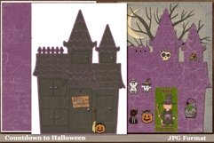 Printable Countdown to Halloween Haunted House Product Image 12