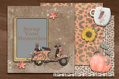 9 Pumpkin Spice Latte Papers for Scrapbooking and More Product Image 3
