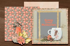 9 Pumpkin Spice Latte Papers for Scrapbooking and More Product Image 2