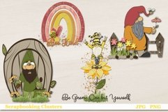 Bees N' Gnomes Digital Scrapbooking Clusters Product Image 1