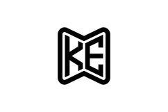 KE Logo design Product Image 1