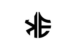 KE Logo design Product Image 1