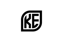 KE Logo design Product Image 1