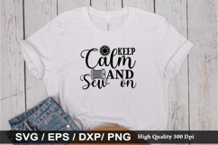 Sewing Machine SVG Design - Sewing T-shirt Design Product Image 3