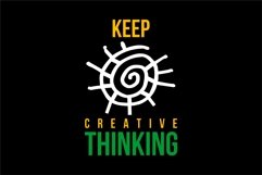 Keep Creative Thinking - T Shirt Design Product Image 3