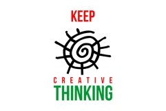Keep Creative Thinking - T Shirt Design Product Image 2