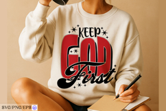 Keep God First Inspirational Christian Quote for Daily Life Product Image 2