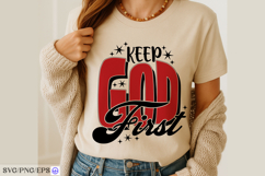 Keep God First Inspirational Christian Quote for Daily Life Product Image 3