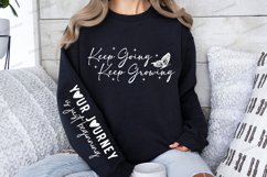 Keep going keep growing Sleeve SVG, Inspirational Sleeve SVG Product Image 2
