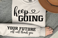 Keep Going Sleeve SVG Design Product Image 2