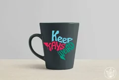 Keep Keys Weird SVG cut file, Texas shape