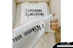 Keep Pushing Sleeve SVG, Inspirational SVG Design Product Image 3
