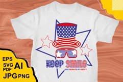 Keep Smile Alway Be Happy - T Shirt Design Product Image 1