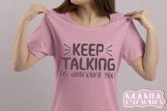 Keep Talking I&#039;m Diagnosing You Svg Cut File, Funny Quote Product Image 2