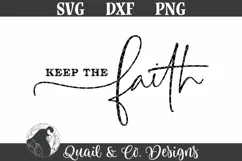 Faith SVG, Keep the Faith, Farmhouse Sign SVG Product Image 2