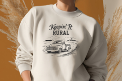 Keepin’ It Rural SVG - Vintage Pickup Truck Country PNG Product Image 2