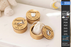 Keepsake Memory Box Laser Cut Kit | First Tooth and Curl Box Product Image 1