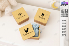 Baby Keepsake Memory Box Laser Cut | Memory Treasure Box SVG Product Image 1