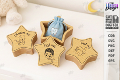 Baby Keepsake Memory Boxes Laser Cut Bundle | Newborn SVG Product Image 6