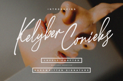 Kelyber Conieks Lovely Crafted Signature Font Product Image 1