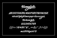 Kemylats Modern Bold Script Font Product Image 6