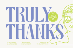 Kenora Groovy - Bold Serif Display Font Product Image 20